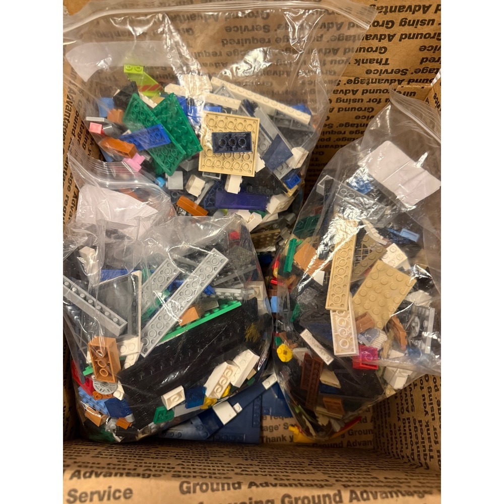LEGO Bulk Bricks Lot Unisex 6lb Multi Good Assorted Building Pieces Plates MOC